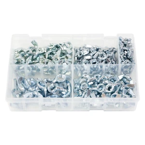 200Pcs Assorted Box of Wing Nuts M5 M6 M8 M10 M12 Butterfly Nut - Picture 1 of 1