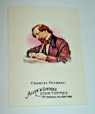 2008 Topps Allen & Ginter The Worlds Champions Charles Dickens Card