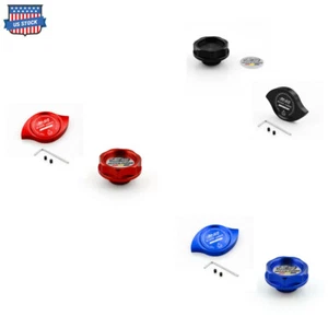 For Power Oil Radiator Cap +Water Cap Cover Fuel Filler Tank - Picture 1 of 12