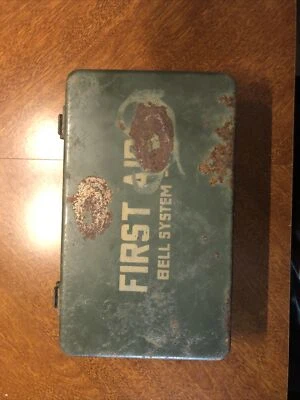 1960's Era Bell System-D First Aid Kit Pacific Telephone, in used Condition - Image 1 of 4