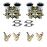 2 X New Carb Carburetors Engine 2 Barrel For VW Super Beetle Fiat WEBER 40 IDF