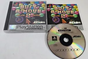PLAYSTATION PS1.BUST A MOVE 2 .PLATINUM.PAL.RETRO GAME. ARCADE.CLASSIC.EDITION - Picture 1 of 4