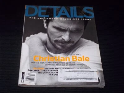 2013 DECEMBER DETAILS MAGAZINE - CHRISTIAN BALE FRONT COVER - H 8932 - Image 1 of 2