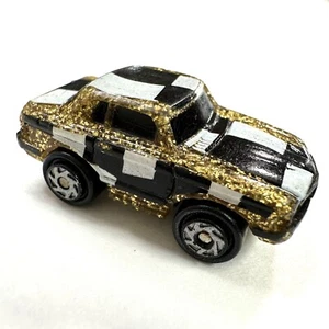 Vtg Micro Machines Super Sparklers Gold Check Mercedes Benz 450SLC Galoob 1993 - Picture 1 of 8