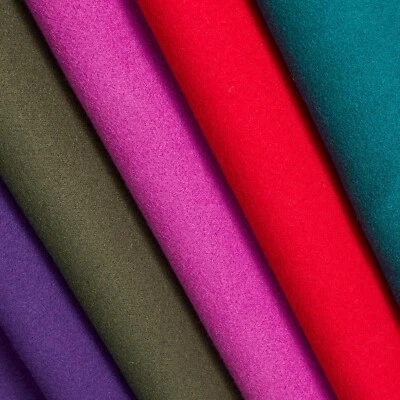Soft Brushed Polyester Wool Coating 59" Fabric By The Yard For Apparel & More - Image 1 of 2
