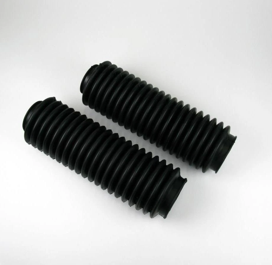 065743 06-5743 FRONT FORK RUBBER BOOT GAITER SET NORTON COMMANDO EMGO 45-39664 - Image 1 of 1