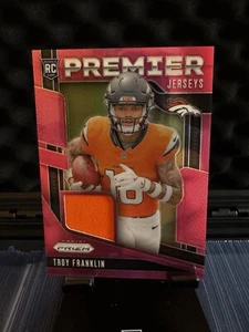 2024 Panini Prizm - Premier Jerseys Pink Prizm #PJ-TFN Troy Franklin (MEM, RC) - Picture 1 of 2