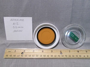 Nikon Nikkor A12 Warming 52mm Lens Filter With Case - Picture 1 of 1