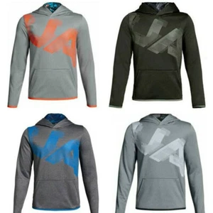 UNDER ARMOUR Boys Armour Fleece Big Logo Hoodie SELECT SIZE & COLOR NEW - Picture 1 of 29