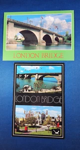 2 Postcards London Bridge Lake Havasu City Arizona Petley Studios - Picture 1 of 2