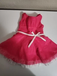 American Girl Puppe Just Like You Herz Kleid rosa Rüschen Schleife - Bild 1 von 4