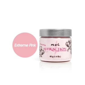 Nsi Attraction Nail Acrylic Powder - Extreme Pink 1.4oz / 40g  - Picture 1 of 1