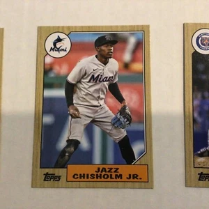 2022 topps archives @@ carta base @@ #222 Jazz Chisholm Jr. - Miami Marlins - Foto 1 di 1