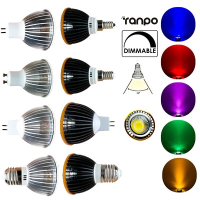 10W Dimmable Led Spotlight Bulb 110V 220V 24V Bulbs Light E27 Spot Cob GU10 7W - Image 1 of 4