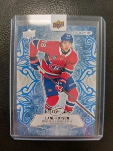 Lane Hutson Rookie 2024-2025 Blue Ice Montréal Canadiens - Foto 1 di 2