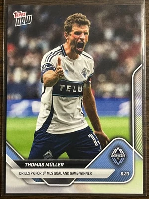 2025 Topps Now MLS #81 Thomas Muller Vancouver Whitecaps FC - Bild 1 von 2