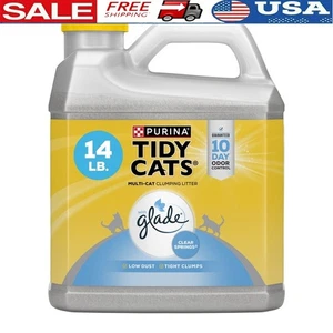 Clumping Cat Litter Odor Control Clear Springs Low Dust Multi Cat 14lb Jug New - Picture 1 of 11