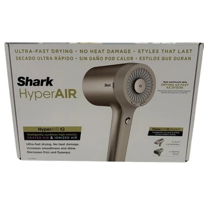 New Shark HyperAIR IQ Ultra-Fast Hair Dryer & Styler No Heat Damage NIB - Image 1 of 2