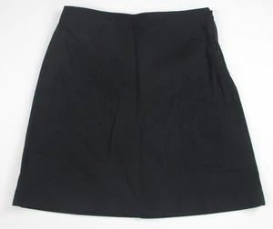 LANDS END Black School Uniform Long Chino Skort Girls 10 NEW - Picture 1 of 7