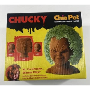 Chucky Chia Pet Halloween Handmade Decoration Plant Scary Childs Play Horror New - Picture 1 of 5