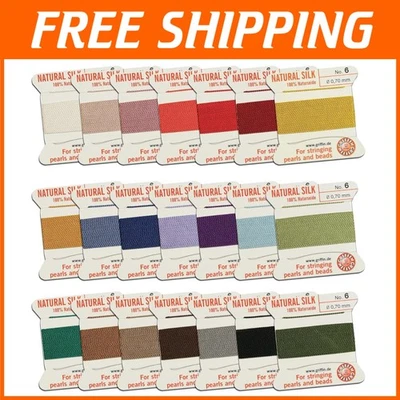 Pure Silk Cord Thread Sampler Pack - Size 6 - Image 1 of 4