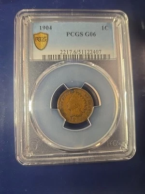 CITADELLE  COINS COLLECTION...INDIAN HEAD PCGS GRADED G06 - Image 1 of 4