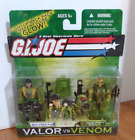 Pack de 2 GI JOE Valor vs. Venom rat tunnel vs anguille électrique 2004 neuf dans sa boîte