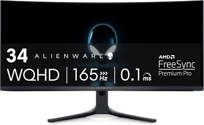 Dell Alienware AW3423DWF, 34" OLED, CURVED GAMING MONITOR ,  AMD FreeSync - Image 1 of 4