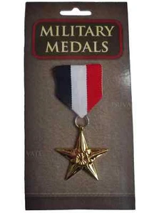New Unisex Army Wartime Soldier Military Forces Medal Fancy Dress Book Day - Picture 1 of 1