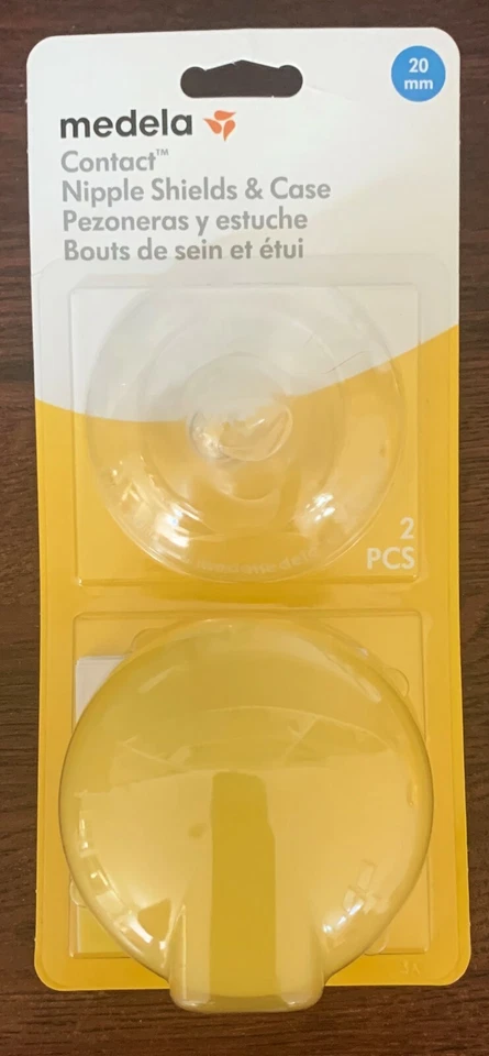 Protectores para pezones de contacto Medela con estuche de transporte - 20 mm Foto 1 de 1
