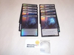 10 carte gettone Magic The Gathering Commander manifesto ufficiale (alcune foil) - Foto 1 di 1
