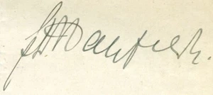 AUTOGRAPH - HERMANN FÜRST VON HATZFELDT ZU TRACHENBERG 1899 - Imagen 1 de 2