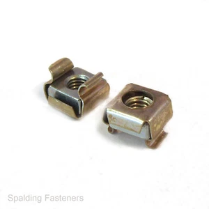 TUERCAS DE JAULA, CLIP MONTAJE SERVIDOR RACK GABINETE PC MONTAJE EN RACK M4 M5 M6 M8 M10 - Imagen 1 de 2