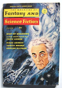 MAGAZINE OF FANTASY AND SCIENCE FICTION ~ F. Leiber, I. Asimov, H. Ellison 1969 - Imagen 1 de 5