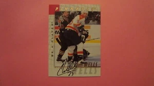 1997 98 Be A Player Pinnacle #62 Chris Wells Autograph Florida Panthers 0322 - Picture 1 of 4