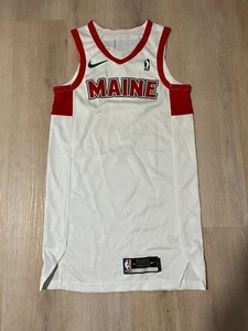 Maine Red Claws Team Issued Pro Stock White Jersey NBA G League Nike 44 - Picture 1 of 3