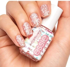 Nagellack Essie, 598 galentine, Glitzer in Weiß und Nelkenrosa, 13.5 ml NEU. - Bild 1 von 2
