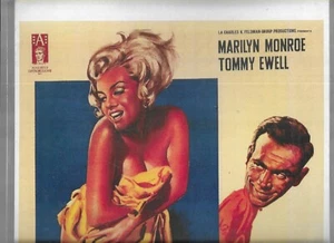 MARILYN MONROE  SEVEN YEARS ITCH FOREIGN LANGUAGE LOBBY CARD REPRODUCTION - Picture 1 of 2
