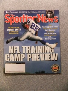 L#961 2002 Sporting News magazine- Emmitt Smith Dallas Cowboys NRMT - Picture 1 of 5
