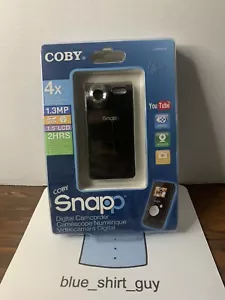New Coby Snapp Digital Camcorder 2 Hr Recording YouTube Ready Plug & Play Camera - Picture 1 of 2