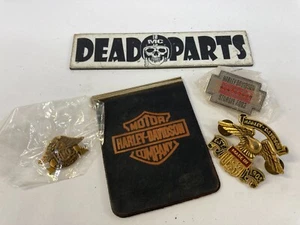 Harley gold eagle Bar & Shield 2003 Sturgis HOG pin money clip look - Picture 1 of 6