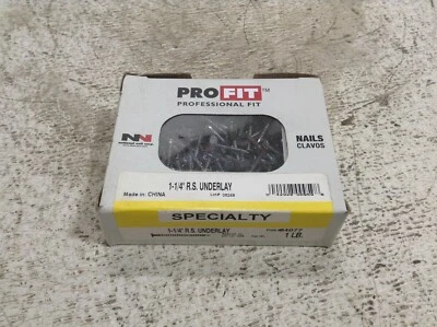 Pro Fit 06249 1-1/4" R.S unha subjacente 84077 caixa de 1 libra nova (TB) - Imagem 1 de 3