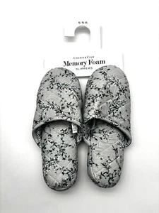 Charter Club Memory Foam Slippers Indoor/outdoor Slides - Picture 1 of 5