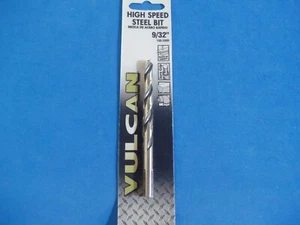 VULCAN 9/32" HIGH SPEED STEEL DRILL BIT HSS   - Picture 1 of 1