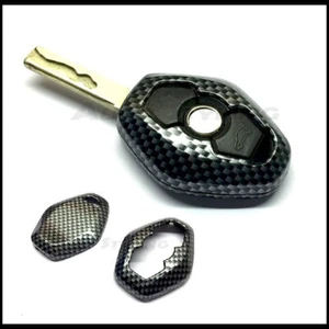 Estuche de diamante con llave de fibra de carbono para BMW 1 3 5 6 Serie 7 X3 X5 Z3 Z4 62* - Imagen 1 de 5
