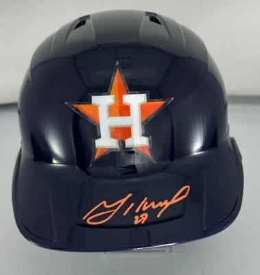 Astros WS Champ JOSE ALTUVE Signed Full Size Rawlings Baseball Helmet AUTO - BAS - Image 1 of 4