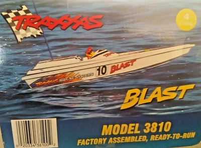 "TRAXXAS BLAST"(Previously Owned-Never Used) IN ORIGINAL BOX-COMPLETE #3810-NEW! - Image 1 of 4