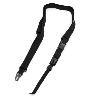 Rifle táctico ajustable de 3 puntos pistola sistema de correa eslinga negro Airsoft caza Foto 1 de 4