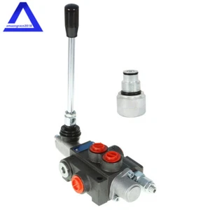 13 GPM 1 Spool Hydraulic Directional Control Valve 3600 PSI BSPP+Conversion Plug - Picture 1 of 14
