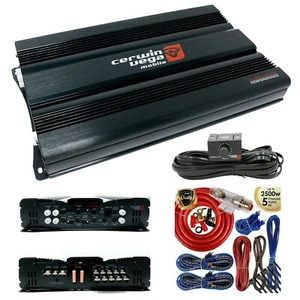 Cerwin Vega CVP2500.5D 2500W 5-Channel Car Audio Amplifier + 5 Channels Amp Kit - Picture 1 of 9